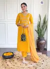 KF 5102 Kalaai Chanderi Silk Kurti With Bottom Dupatta Orders In India
